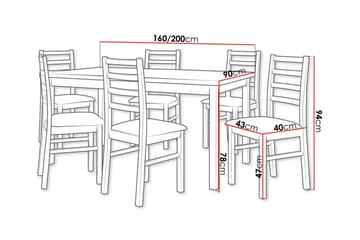 Patrickswell Spisegruppe - Møbler - Bord - Spisegruppe