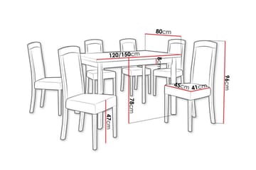 Patrickswell Spisegruppe - Møbler - Bord - Spisegruppe