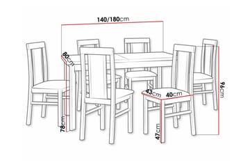 Patrickswell Spisegruppe - Møbler - Bord - Spisegruppe