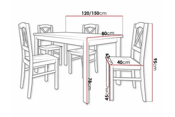 Patrickswell Spisegruppe - Møbler - Bord - Spisegruppe