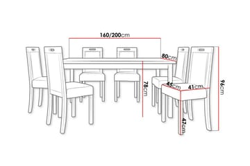 Patrickswell Spisegruppe - Møbler - Bord - Spisegruppe