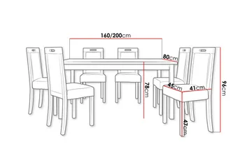 Patrickswell Spisegruppe - Møbler - Bord - Spisegruppe