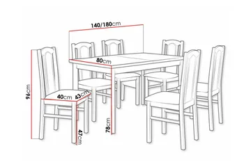 Patrickswell Spisegruppe - Møbler - Bord - Spisegruppe
