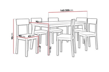 Patrickswell Spisegruppe - Møbler - Bord - Spisegruppe