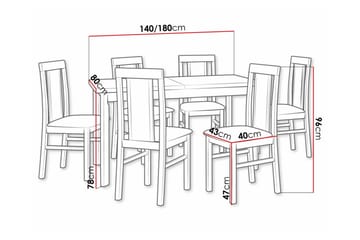 Patrickswell Spisegruppe - Møbler - Bord - Spisegruppe