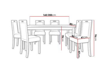 Patrickswell Spisegruppe - Møbler - Bord - Spisegruppe