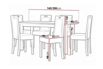 Patrickswell Spisegruppe - Møbler - Bord - Spisegruppe