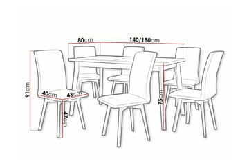 Patrickswell Spisegruppe - Møbler - Bord - Spisegruppe