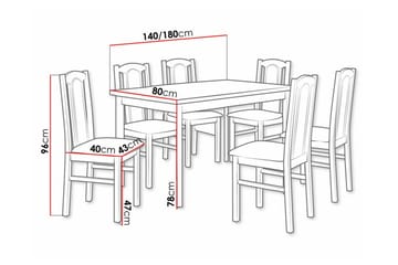 Patrickswell Spisegruppe - Møbler - Bord - Spisegruppe