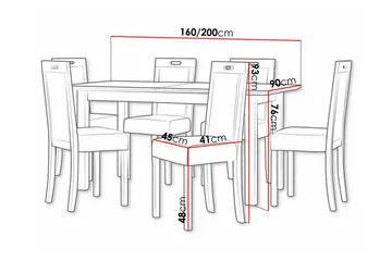 Patrickswell Spisegruppe - Møbler - Bord - Spisegruppe