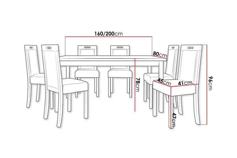 Patrickswell Spisegruppe - Møbler - Bord - Spisegruppe