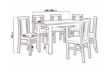Patrickswell Spisegruppe - Møbler - Bord - Spisegruppe