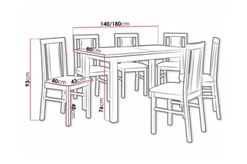 Patrickswell Spisegruppe - Møbler - Bord - Spisegruppe