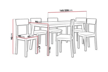 Patrickswell Spisegruppe - Møbler - Bord - Spisegruppe