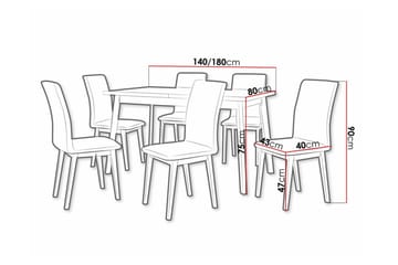 Patrickswell Spisegruppe - Møbler - Bord - Spisegruppe