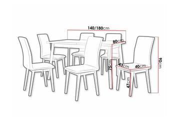 Patrickswell Spisegruppe - Møbler - Bord - Spisegruppe