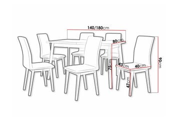 Patrickswell Spisegruppe - Møbler - Bord - Spisegruppe