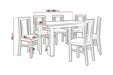 Patrickswell Spisegruppe - Møbler - Bord - Spisegruppe
