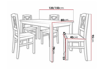 Patrickswell Spisegruppe - Møbler - Bord - Spisegruppe