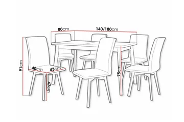 Patrickswell Spisegruppe - Møbler - Bord - Spisegruppe