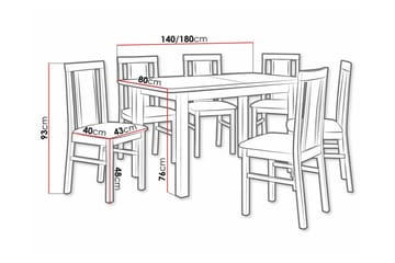 Patrickswell Spisegruppe - Møbler - Bord - Spisegruppe