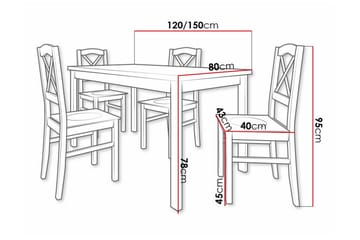Patrickswell Spisegruppe - Møbler - Bord - Spisegruppe