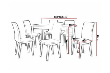 Patrickswell Spisegruppe - Møbler - Bord - Spisegruppe