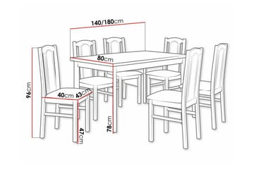 Patrickswell Spisegruppe - Møbler - Bord - Spisegruppe