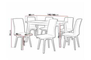 Patrickswell Spisegruppe - Møbler - Bord - Spisegruppe