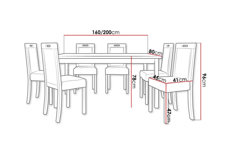 Patrickswell Spisegruppe - Møbler - Bord - Spisegruppe