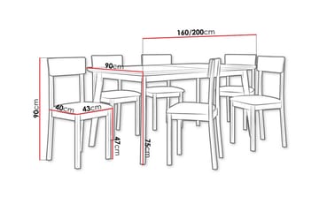 Patrickswell Spisegruppe - Møbler - Bord - Spisegruppe