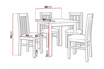 Patrickswell Spisegruppe - Møbler - Bord - Spisegruppe
