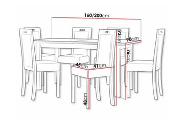 Patrickswell Spisegruppe - Møbler - Bord - Spisegruppe