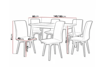Patrickswell Spisegruppe - Møbler - Bord - Spisegruppe