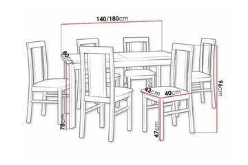 Patrickswell Spisegruppe - Møbler - Bord - Spisegruppe