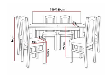 Patrickswell Spisegruppe - Møbler - Bord - Spisegruppe