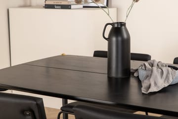 Pelle spisebord med 6 Kenth Spisestol - Møbler - Bord - Spisegruppe