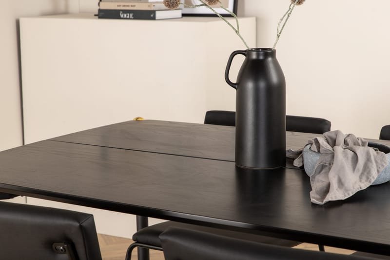 Pelle spisebord med 6 Kenth Spisestol - Møbler - Bord - Spisegruppe