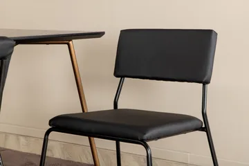 Pipi Spisegruppe 190 cm inkl. 6 Kenth Stoler - Svart/Kobber - Møbler - Bord - Spisegruppe