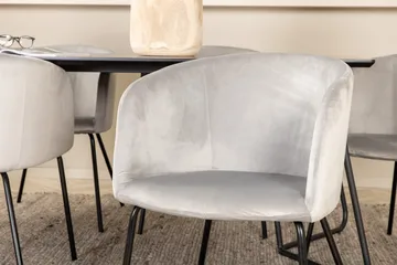 Pippi Spisebord med 6 Berit Spisestoler - Møbler - Bord - Spisegruppe