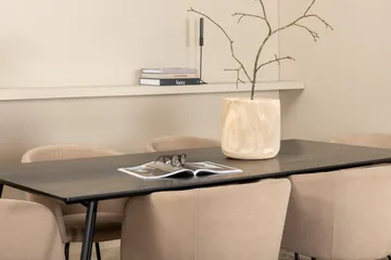 Pippi spisebord med 6 stk Berit Spisestol - Møbler - Bord - Spisegruppe