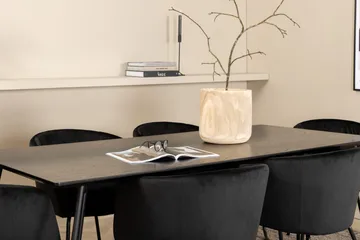 Pippi Spisebord med 6stk Berit Spisestol - Møbler - Bord - Spisegruppe