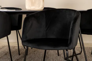 Pippi Spisebord med 6stk Berit Spisestol - Møbler - Bord - Spisegruppe