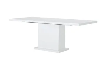 Ratliff Forlengningsbar Spisegruppe 180 cm m 4 Cibus Stoler - Hvit/Svart - Møbler - Bord - Spisegruppe