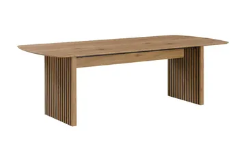 Richeto Spisegruppe 240 cm Eik med 6 Molly Spisestoler - Eik/Beige - Møbler - Bord - Spisegruppe