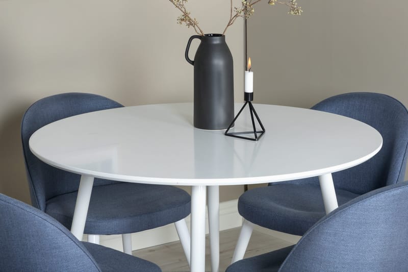 Ridones Spisegruppe 100 cm Rund + 4 Sedavi Spisestoler - Møbler - Bord - Spisegruppe
