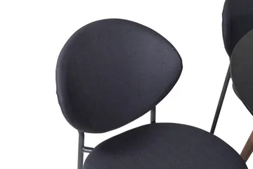 Ridones Spisegruppe Rundt inkl. 4 Moncoll Stoler - Svart/Brun - Møbler - Bord - Spisegruppe