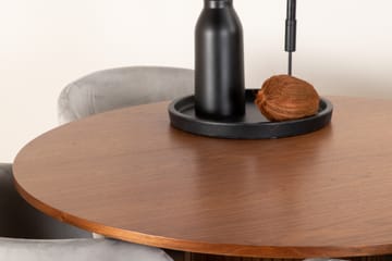 Rundt Bianca Spisebord med 4 stk Berit Spisestol - Møbler - Bord - Spisegruppe