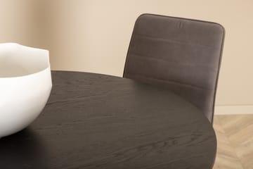 Rundt Bianca Spisebord med 4 stk Windu Lyx Spisestol - Møbler - Bord - Spisegruppe