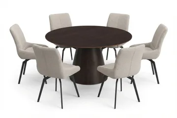 150 cm - Mørk brun